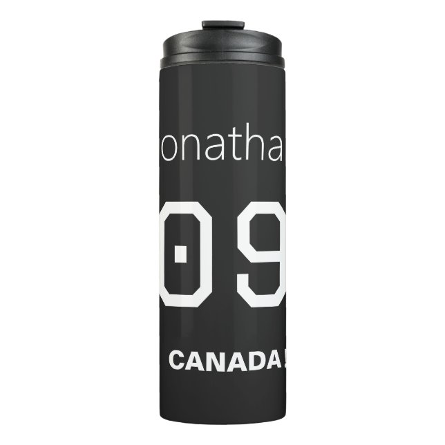 Termo Jersey de Fútbol de Canadá Personalizado Estilo He (Anverso)