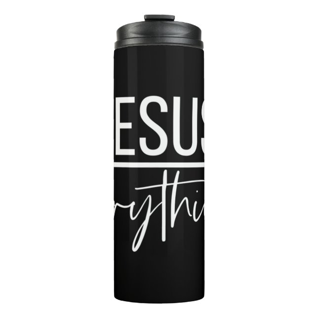 Termo Jesucristo sobre todo Cristo cristiano religioso O (Anverso)
