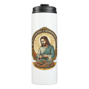 Termo Jesús Completamente Desinflado Balón de Yoga Plano