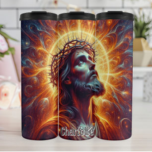 Termo Jesús con la corona de los ánimos