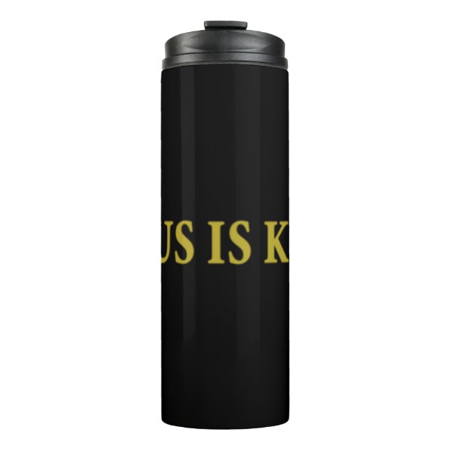 Termo Jesús es el Rey Cristiano Pullover HoodieJesús es  (Anverso)