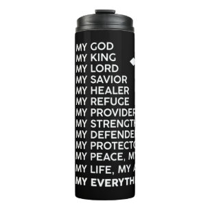 Termo Jesús es mi todo Jesús camiseta. ¿Eres una fiesta?
