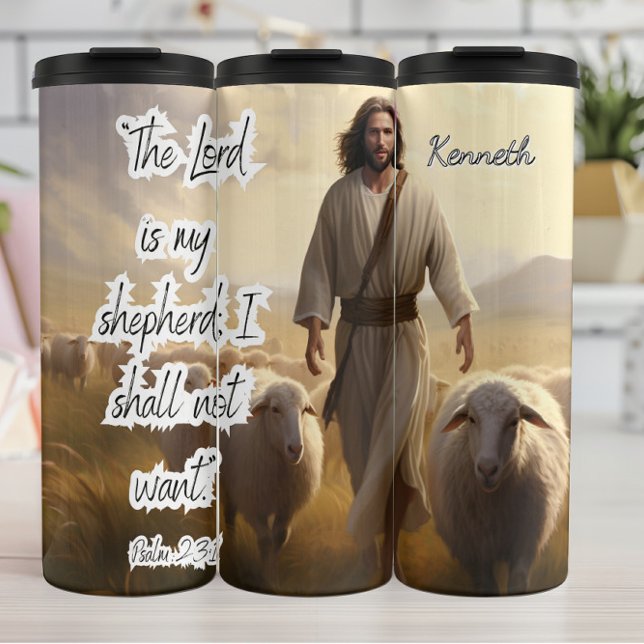 Termo Jesús: Pastor, Paz, Amor Inquebrantable (Subido por el creador)
