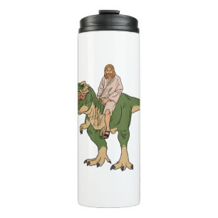 Termo Jesus Riding T-Rex