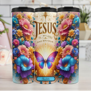 Termo Jesús Señor Salvador Radiación Floral