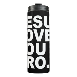 Termo Jesús Te Ama Hermano - Fe Cristiana Pullover Hoo