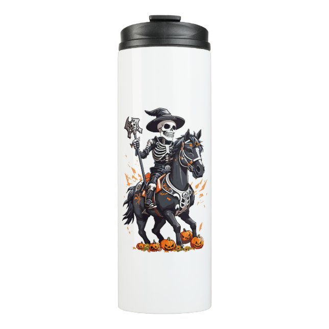 Termo Jinete de caballo esqueleto (Anverso)