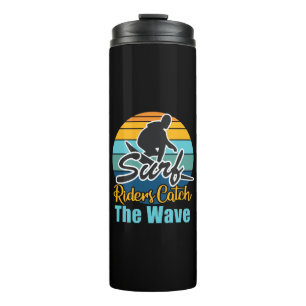 Termo Jinetes de surf atrapan las olas
