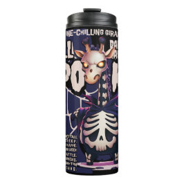 TERMO JIRAFA DE HALLOWEEN POEMA ESPELUZNANTE