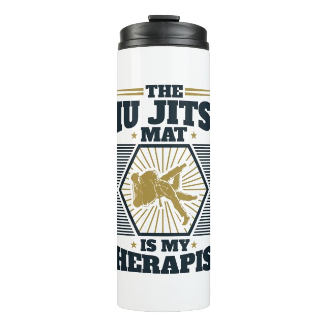 Termo Jiu Jitsu Mat Es Mi Terapista (Anverso)
