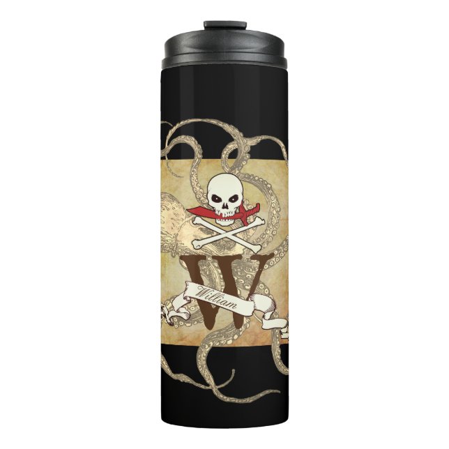 Termo Jolly Roger Monogram Inicial (Anverso)