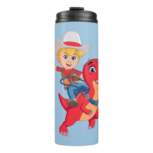 Termo Jon y Blitz | Dino Ranch (Anverso)
