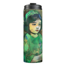 Joven Chica en verde