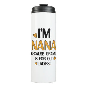 Termo Joven Nana Gráfica Nana Clipart Diseño Arte Abuelo