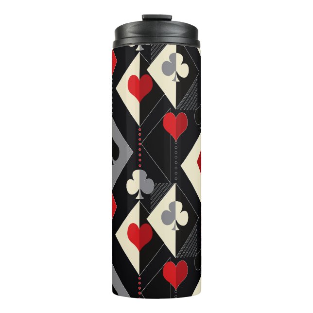 Termo Juego de cartas en el póker. (Anverso)