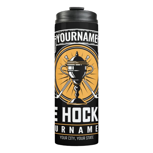 Termo Juego de equipo del jugador de trofeo de hockey so (Anverso)