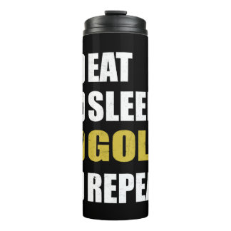 Termo Juego de repetición de golf Golfing Comed Sleep Go