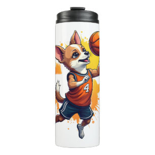 Termo Jugador Baloncesto Chihuahua Deporte Dunk Cop