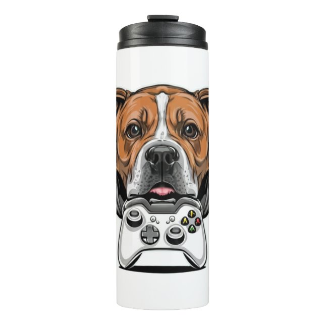 Termo Jugador de perros - Videojuego (Anverso)
