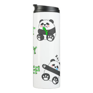 Termo Jugar Sleep Cute Baby Panda Vida Cómoda