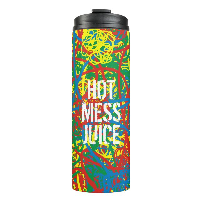 Termo Juguete de ajedrez caliente grillos rojo amarillo  (Anverso)