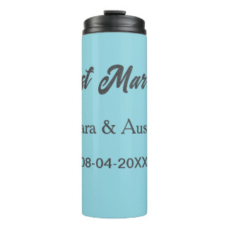 Termo Just Married add couple name date year wedding sim