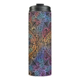 Termo Kaleidoscope arcoiris Mandala