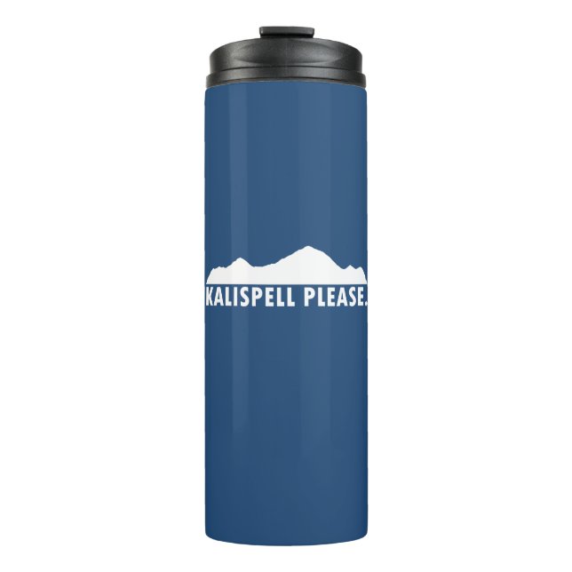 Termo Kalispell Montana Por favor (Anverso)