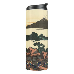 Termo Katsushika Hokusai Amanecer en la provincia de Ka