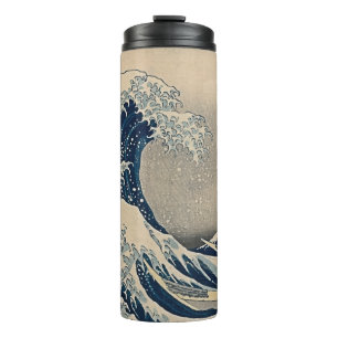 Termo Katsushika Hokusai. La gran ola de Kanagawa