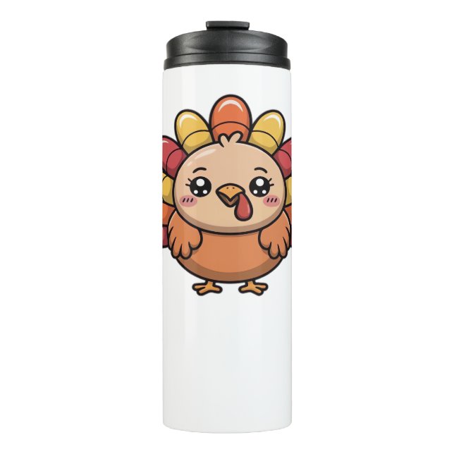 Termo kawaii thanksending turkey Classic T-Shirt_1 (Anverso)