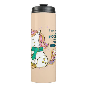 Termo Kawaii Unicorn Invierno y frutos secos
