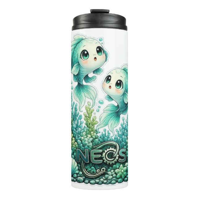 Termo Kawaii Zodiac Neos Piscis (Anverso)