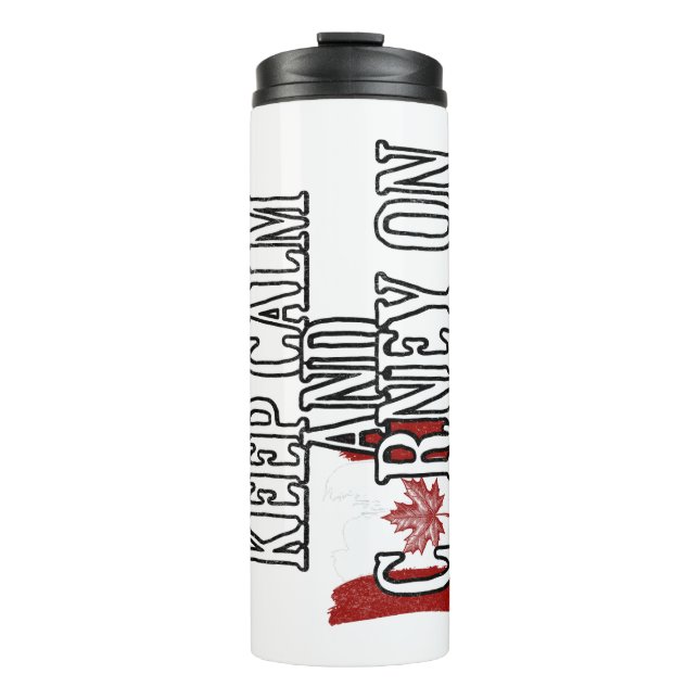 Termo Keep Calm and Carney On (Anverso)