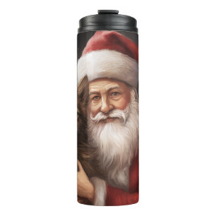 Termo Kelpie australiano con Santa Claus Navidad