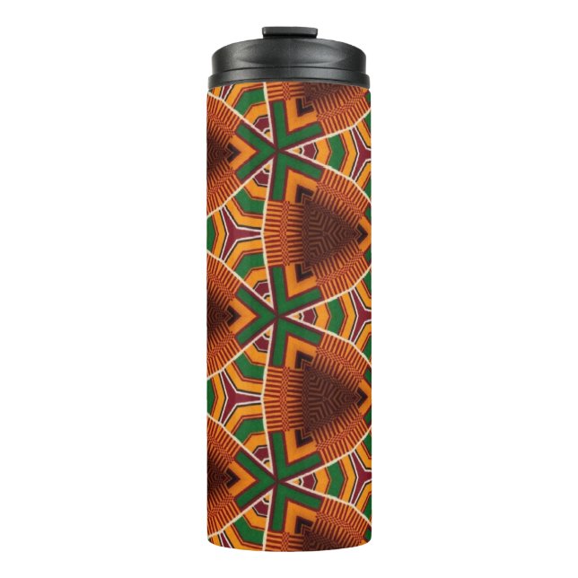 Termo Kente Geometrics Kwanza Afrocéntrico (Anverso)