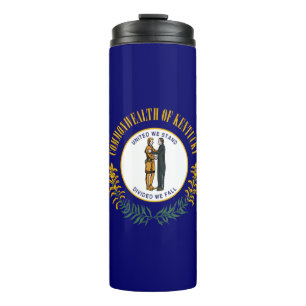 Termo Kentucky: Commonwealth Bluegrass Bandera del estad