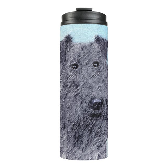 Termo Kerry Blue Terrier Pintura Cute Original Perro Art (Anverso)