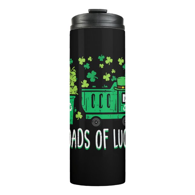 Termo Kids St Patricks Day Garbage Truck Load Of Luck to (Anverso)