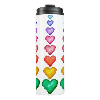 Termo KiniArt Corazones Acuarelados