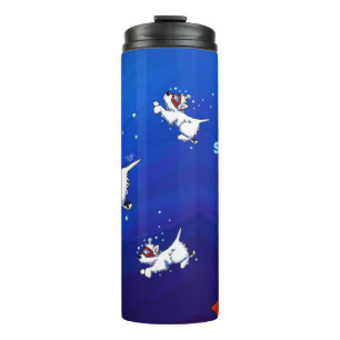 Termo KiniArt Snorkel Tumbler Aislado Westies