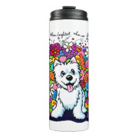 KiniArt Westie Jardín Alegre