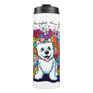Termo KiniArt Westie Jardín Alegre