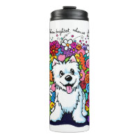KiniArt Westie Jardín Alegre