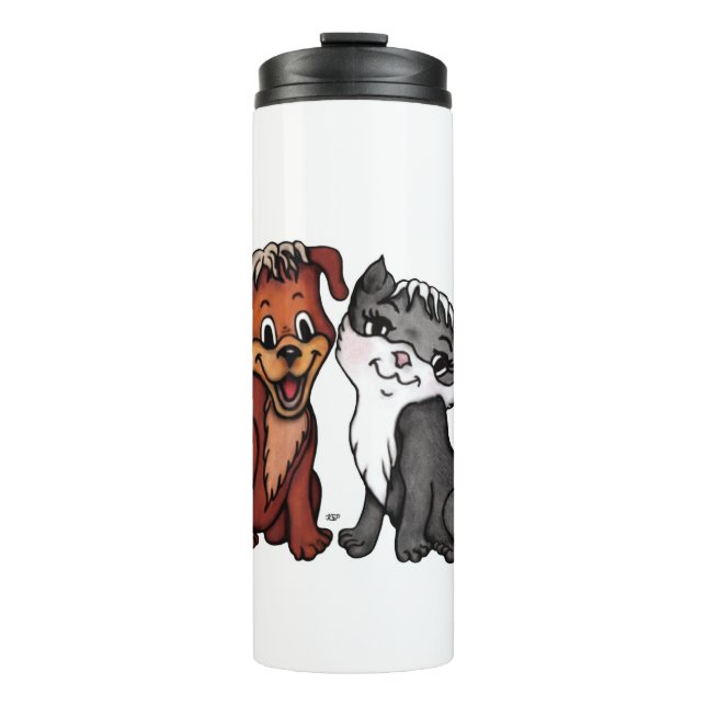 Termo Kitty y Puppy (Anverso)