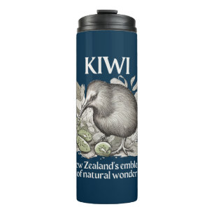 Termo Kiwi: el emblema neozelandés de la maravilla natur