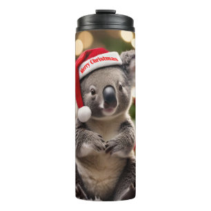 Termo Koala Lleva Sombrero De Santa,