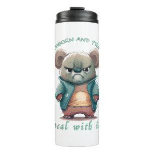 Termo Koala Stubborn Deal With It Asimable Funny