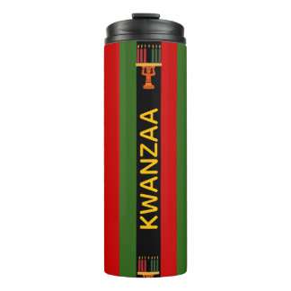 Termo Kwanzaa Celebration Pan-African Vertical Stripes