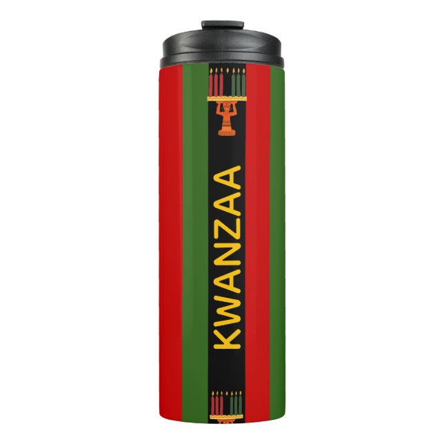 Termo Kwanzaa Celebration Pan-African Vertical Stripes (Anverso)